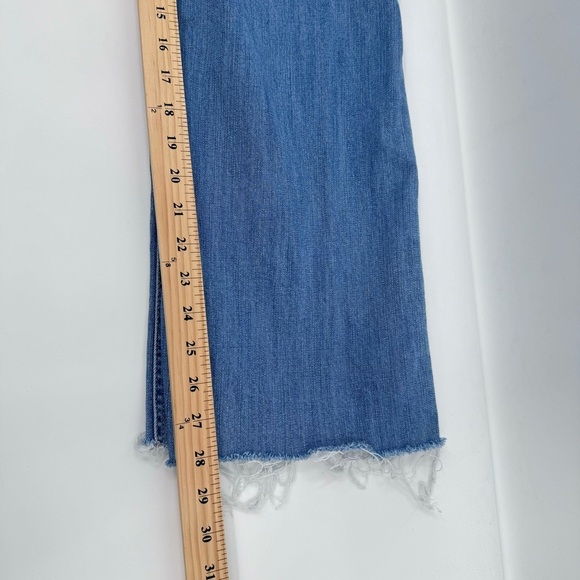 Aeropostale Jeans Women 13/14 Chelsea Bootcut Light Wash Denim Distressed 34x28 - Picture 10 of 11